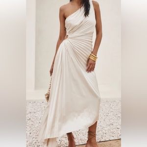 One shoulder midi maxi dress - 12th tribe